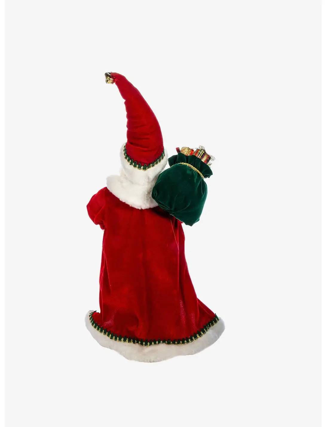 Kringle Klaus Fancy Santa with Stocking Figure