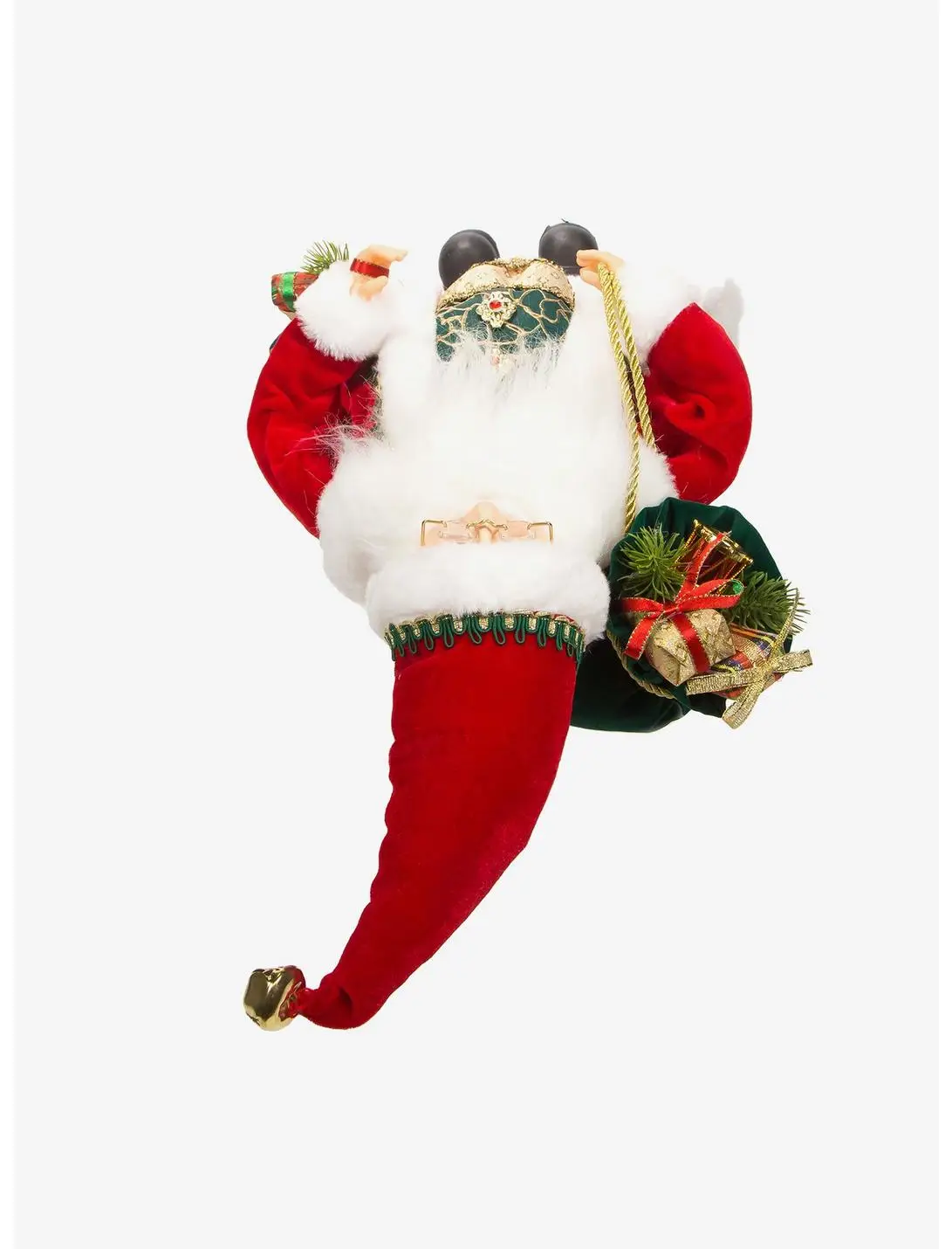 Kringle Klaus Fancy Santa with Stocking Figure