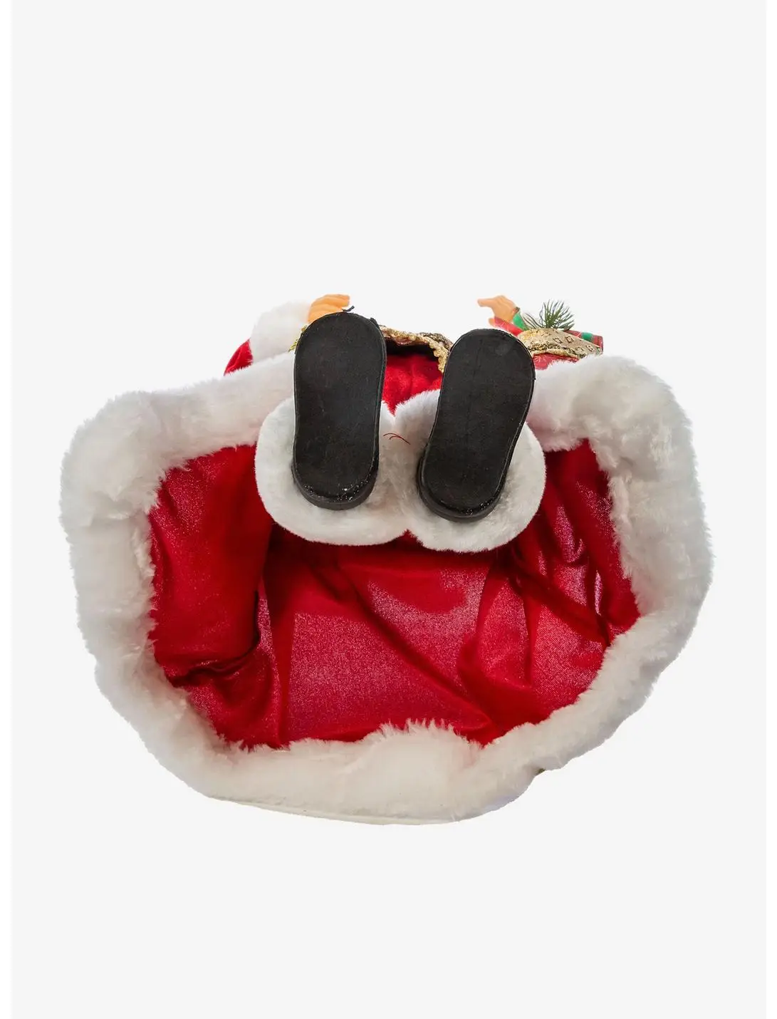 Kringle Klaus Fancy Santa with Stocking Figure