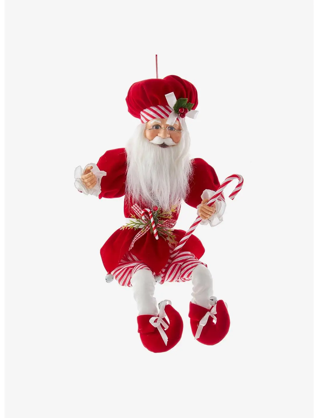 Kringle Klaus Peppermint Chef Santa Figure