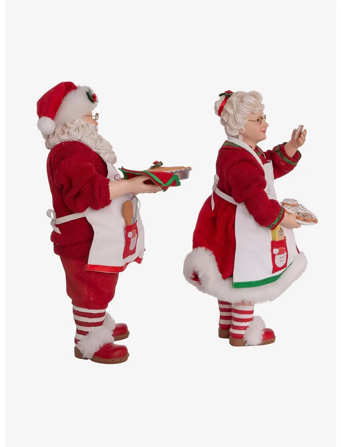 Kurt Adler Fabriche Mr. and Mrs. Santa Figure