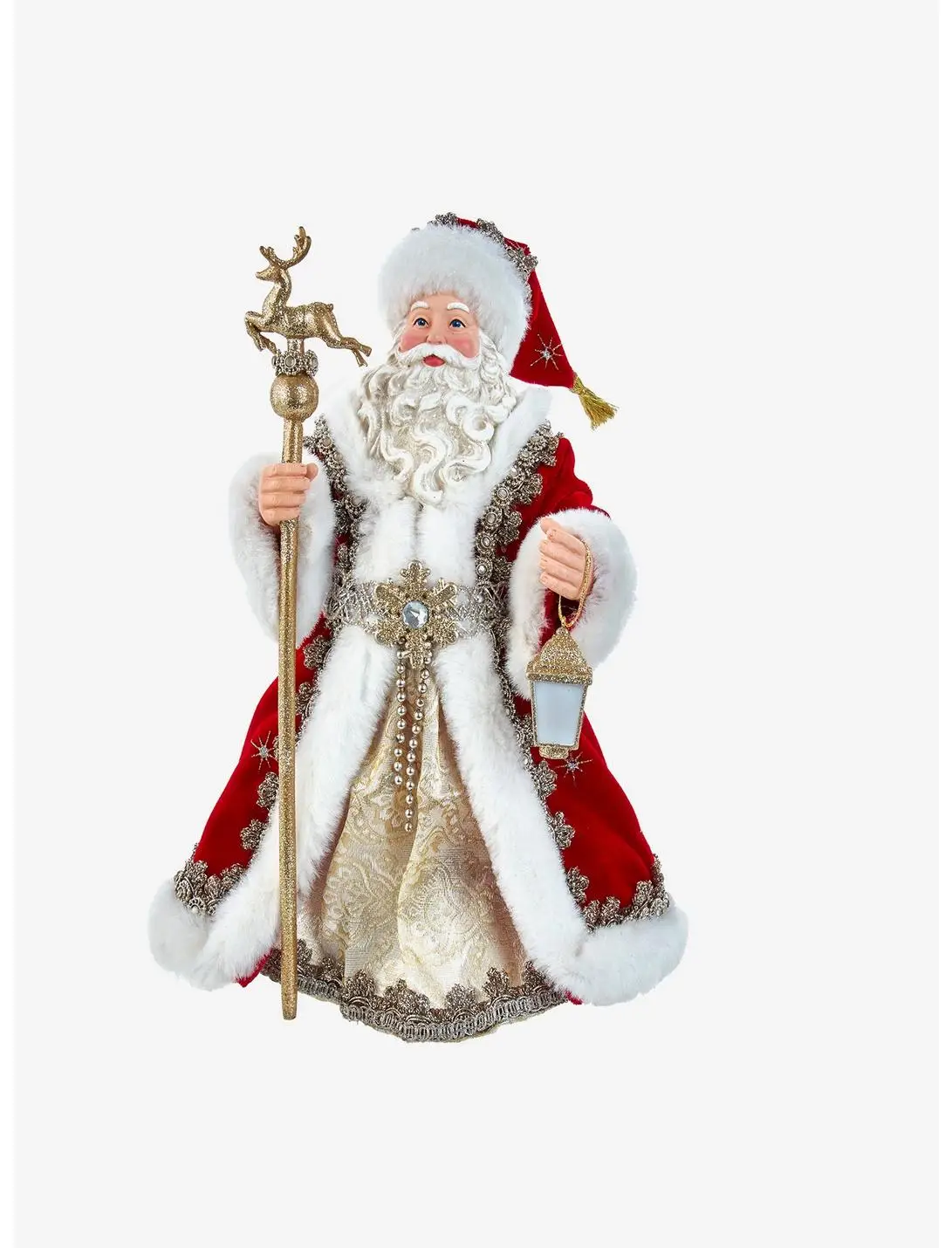 Kurt Adler Fabriche Regal Red Santa Figure