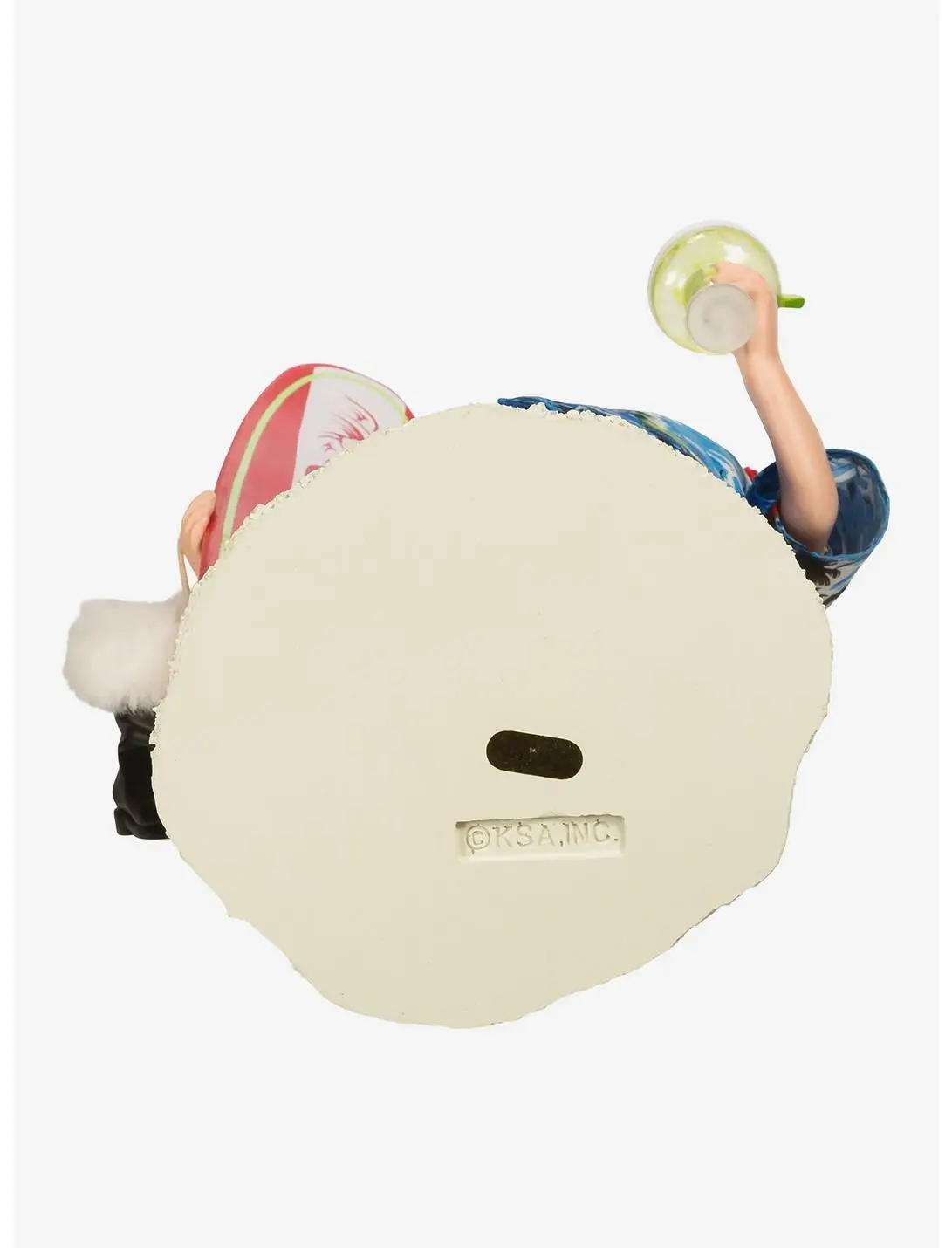 Kurt Adler Fabriche Santa with Surfboard and Drink Figure