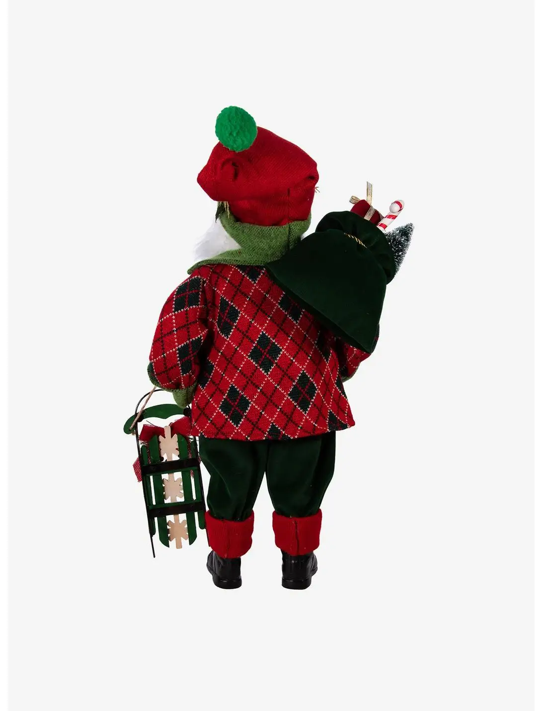 Kurt Adler Kringle Klaus Red and Green Santa Figure