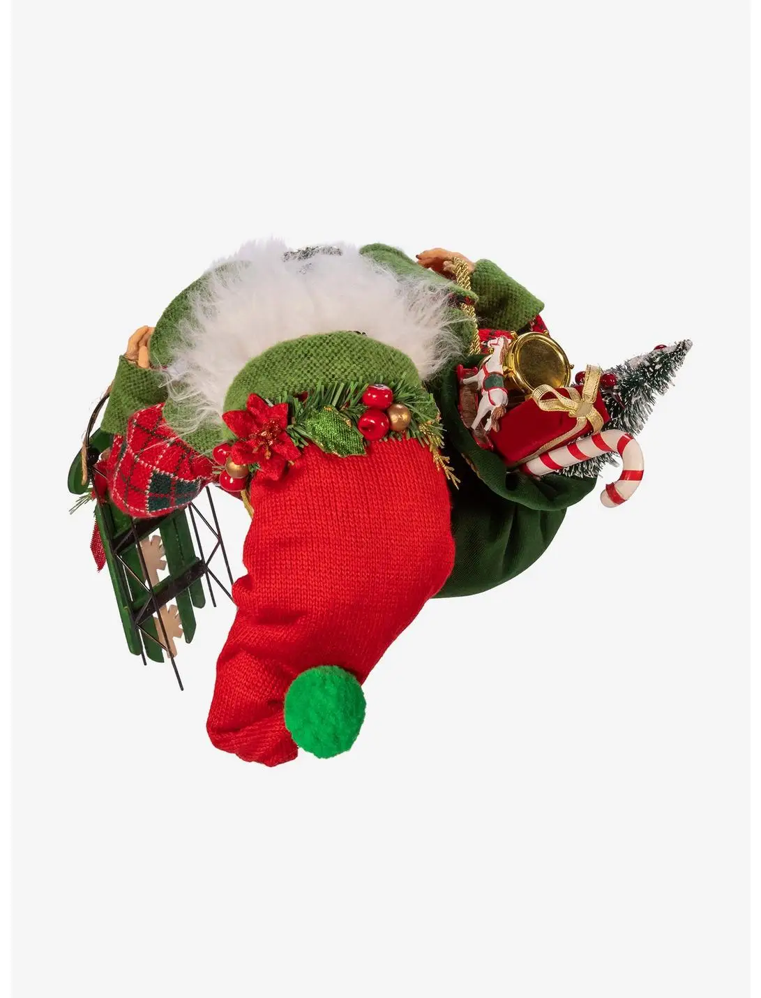 Kurt Adler Kringle Klaus Red and Green Santa Figure