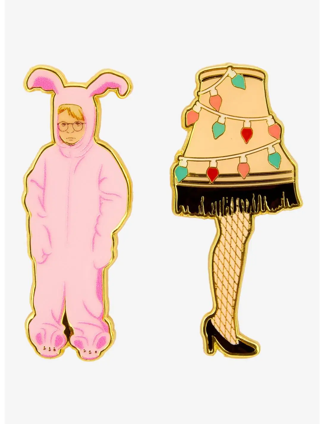 Loungefly A Christmas Story Glow-in-the-Dark Enamel Pin Set — BoxLunch Exclusive