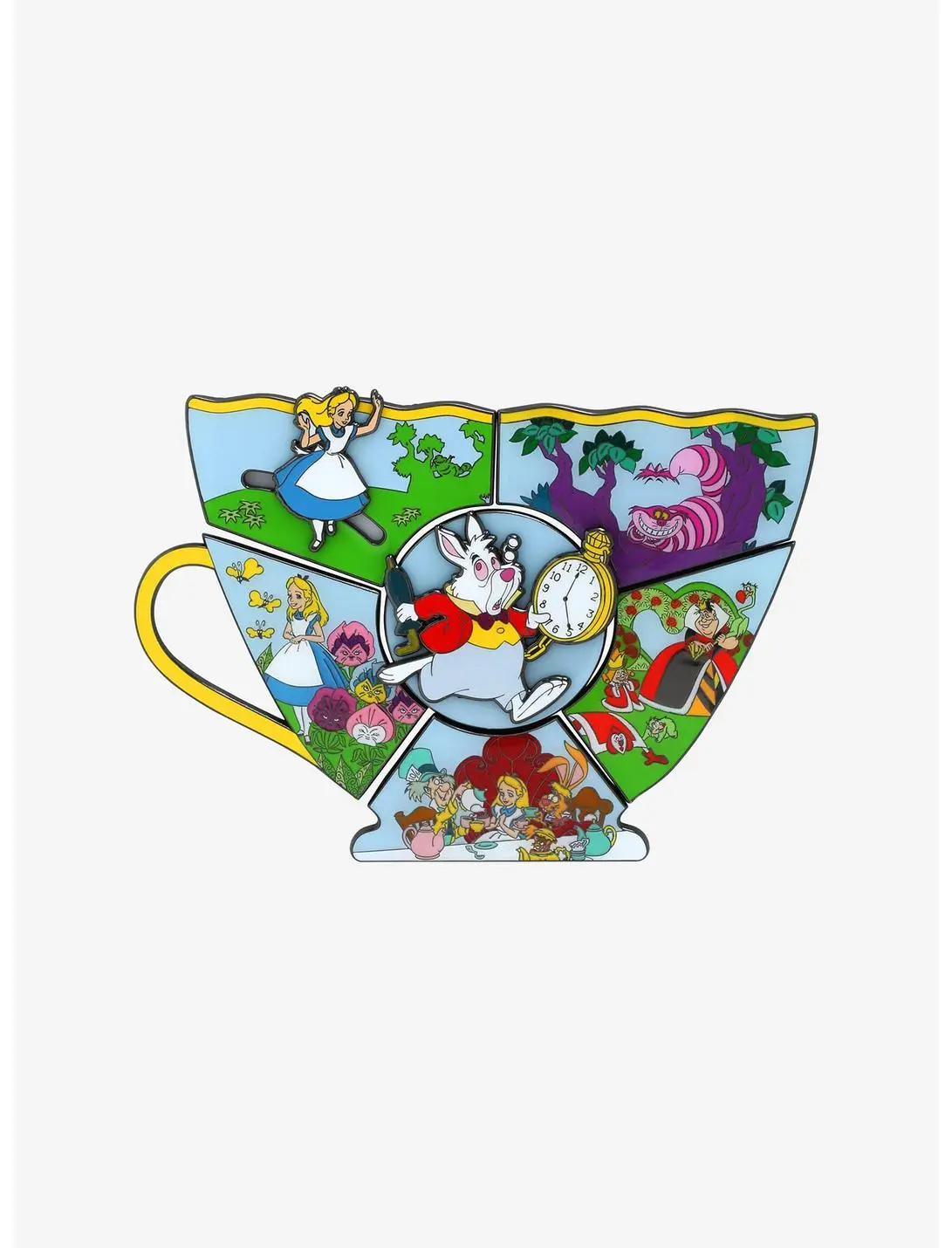 Loungefly Alice in Wonderland Teacup Puzzle Blind Box Enamel Pin