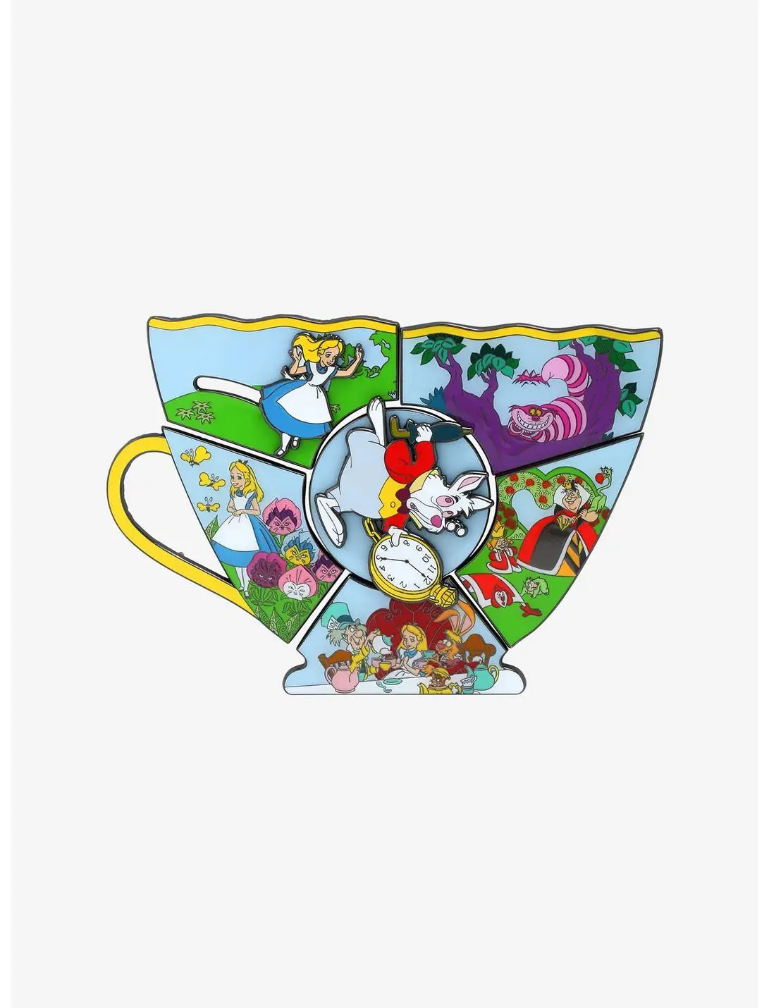 Loungefly Alice in Wonderland Teacup Puzzle Blind Box Enamel Pin