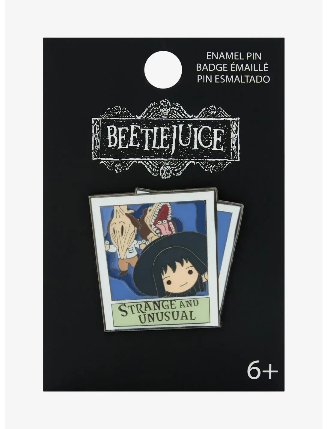 Loungefly Beetlejuice Lydia & Maitlands Polaroid Portrait Enamel Pin - BoxLunch Exclusive
