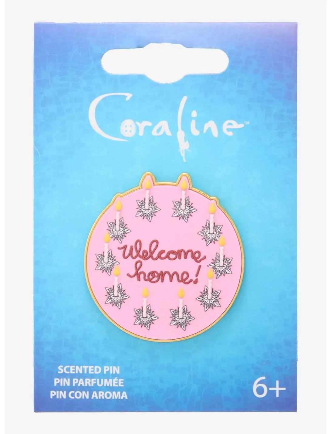 Loungefly Coraline Welcome Home Cake Scented Enamel Pin - BoxLunch Exclusive