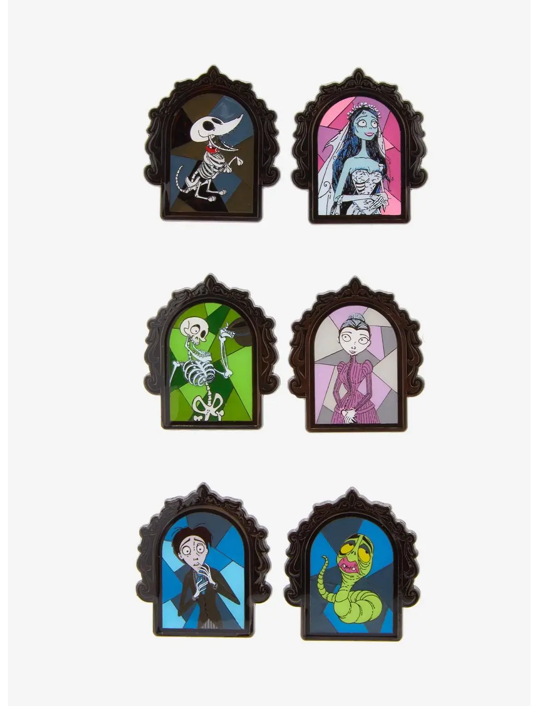 Loungefly Corpse Bride Arched Portrait Blind Box Enamel Pin — BoxLunch Exclusive