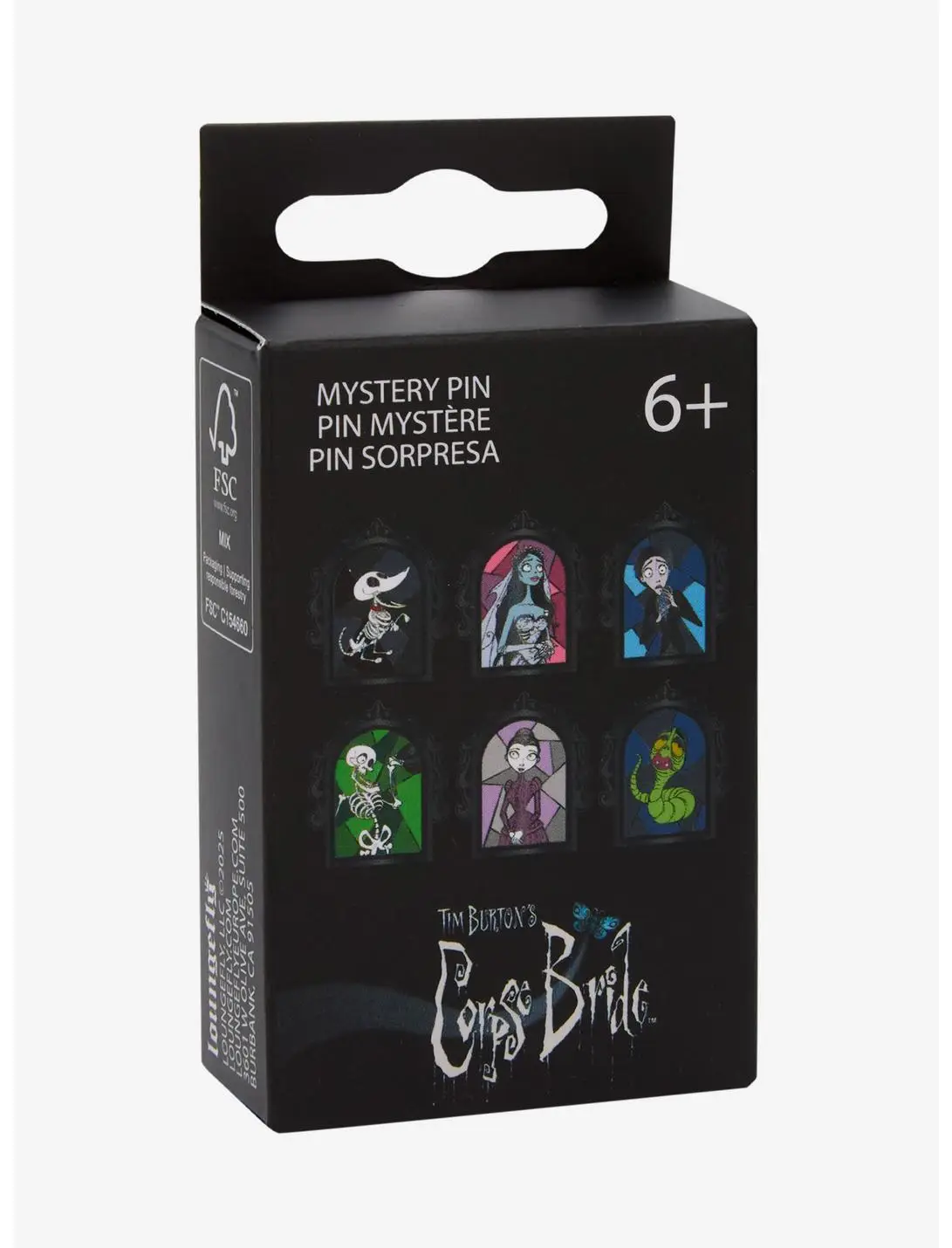 Loungefly Corpse Bride Arched Portrait Blind Box Enamel Pin — BoxLunch Exclusive