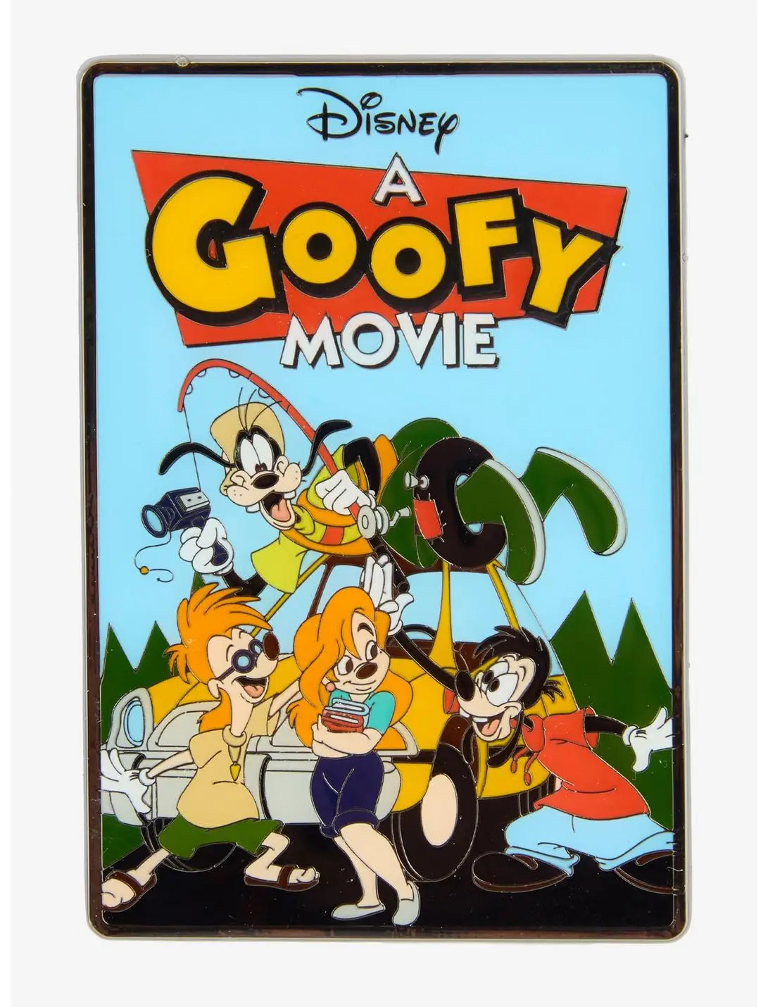 Loungefly Disney A Goofy Movie VHS Cover Sliding Limited Edition Enamel Pin - BoxLunch Exclusive