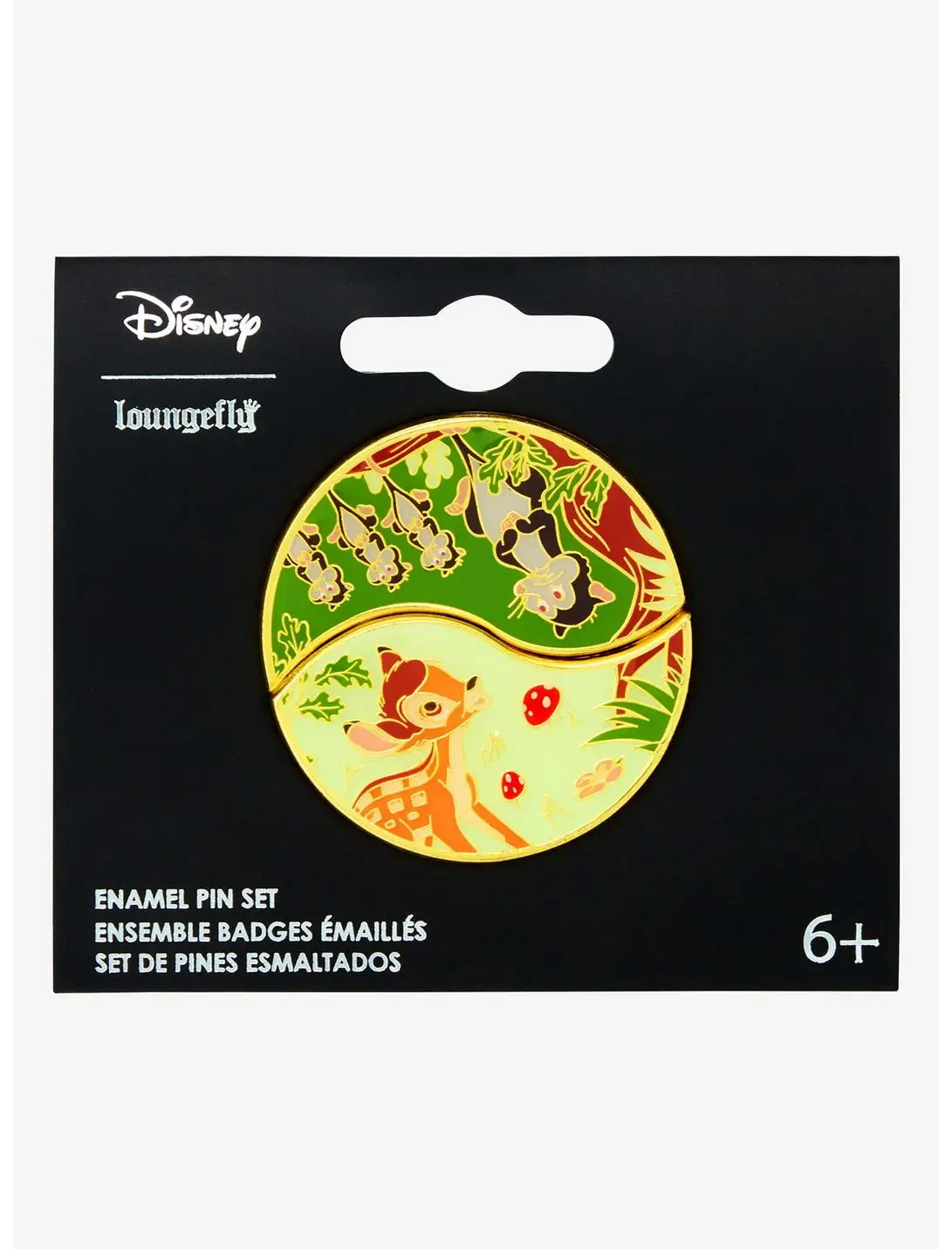 Loungefly Disney Bambi Possum & Bambi Enamel Pin Set