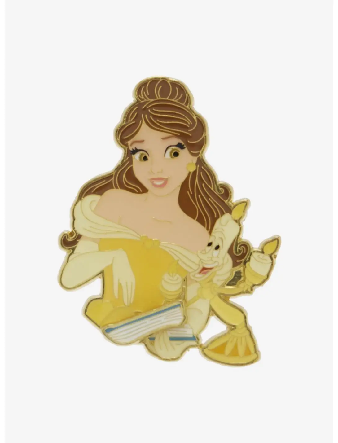 Loungefly Disney Beauty and The Beast Belle Book Moving Enamel Pin