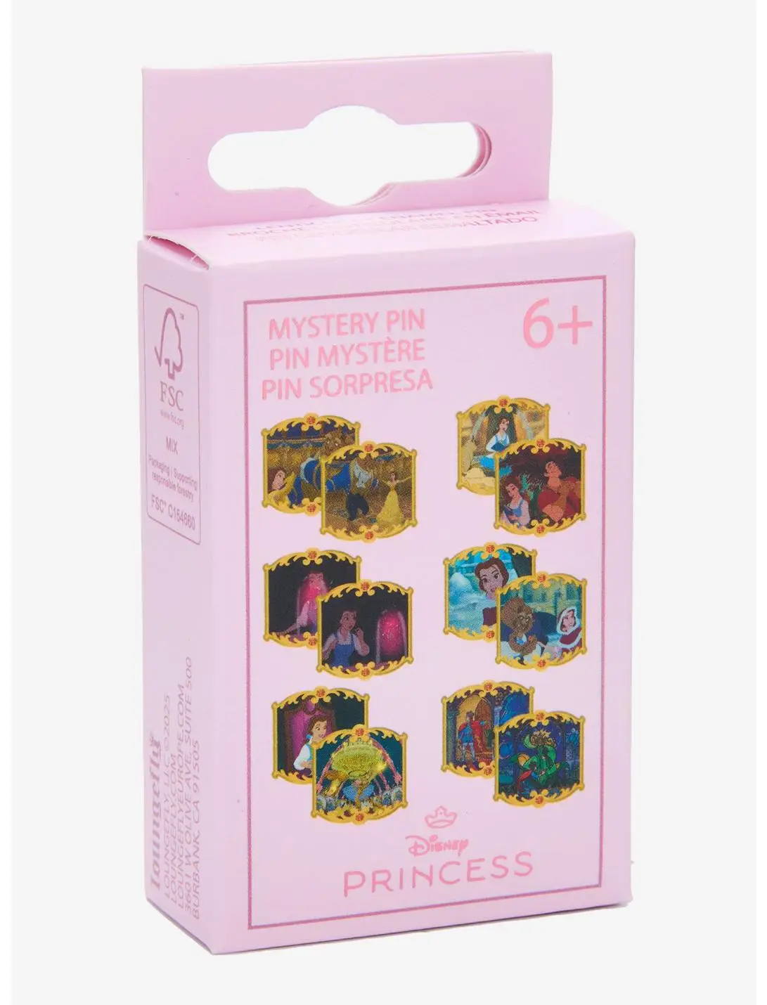 Loungefly Disney Beauty and The Beast Lenticular Scenes Blind Box Enamel Pin - BoxLunch Exclusive