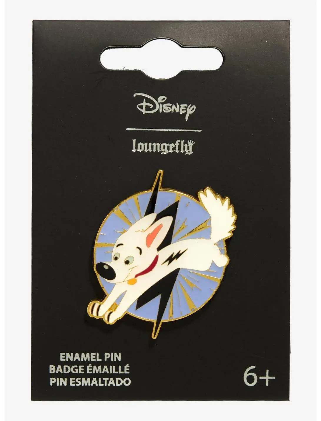Loungefly Disney Bolt Lightning Action Enamel Pin — BoxLunch Exclusive