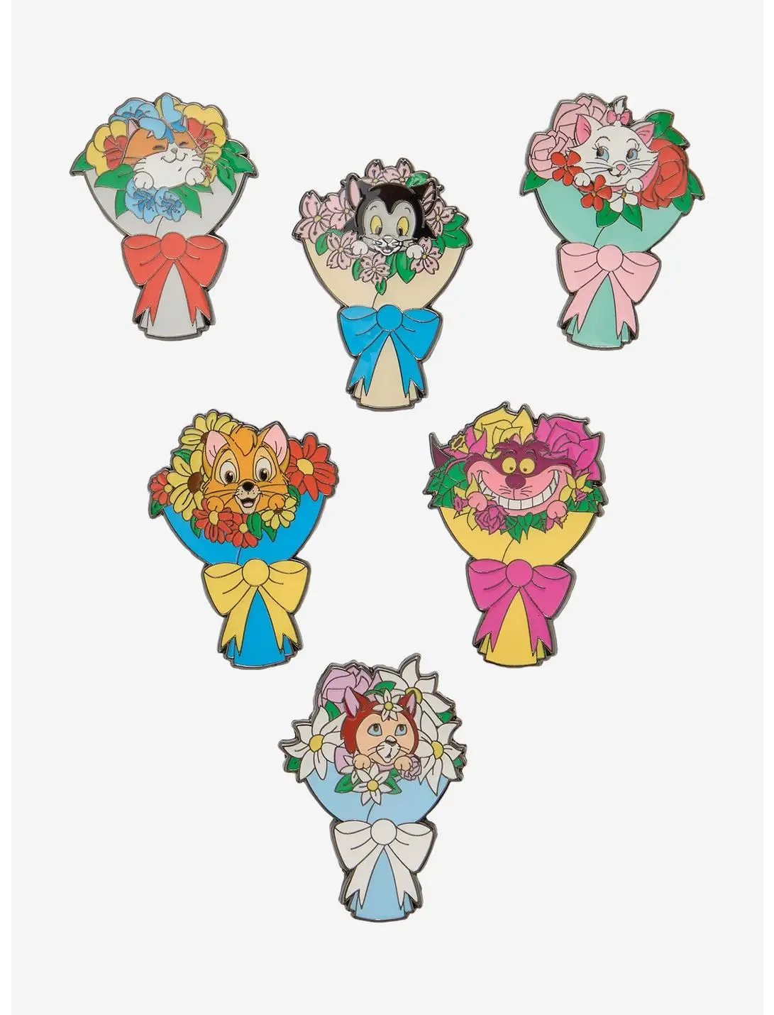 Loungefly Disney Cat Bouquets Blind Box Enamel Pin — BoxLunch Exclusive
