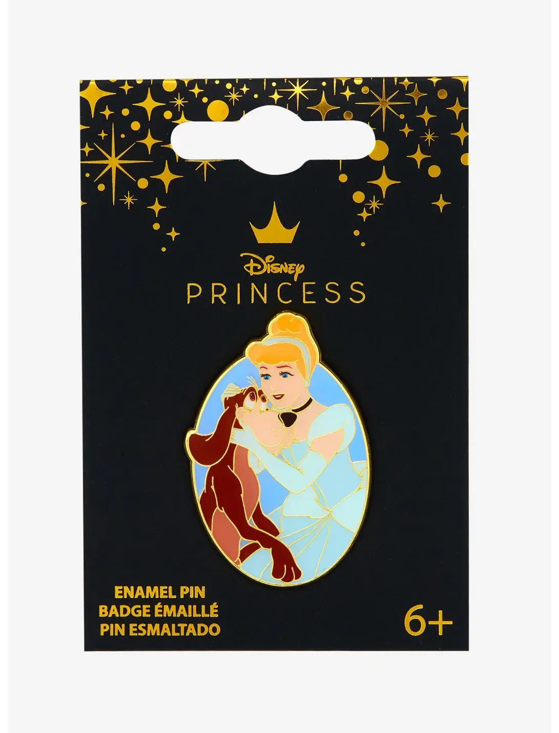 Loungefly Disney Cinderella Bruno & Cinderella Enamel Pin — BoxLunch Exclusive