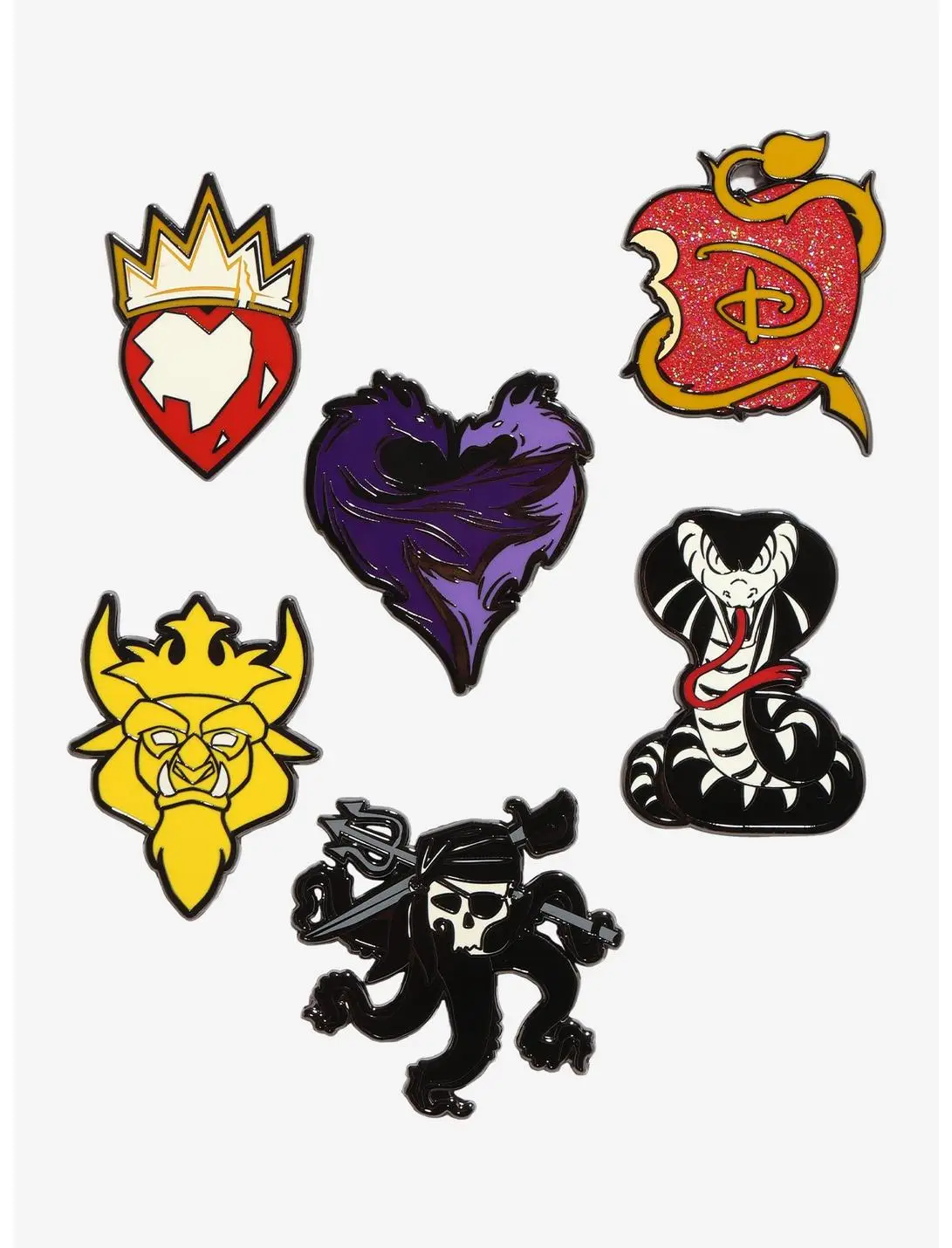 Loungefly Disney Descendants Symbols Blind Box Pin