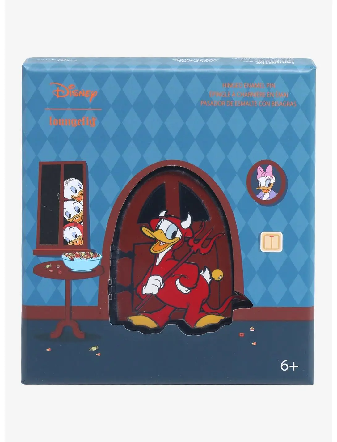 Loungefly Disney Donald Duck Trick-or-Treat Hinged Limited Edition Enamel Pin - BoxLunch Exclusive