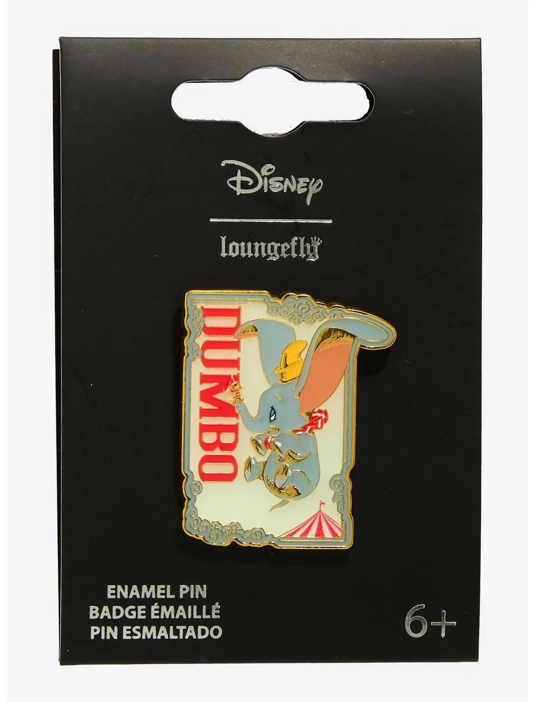 Loungefly Disney Dumbo Ears Title Enamel Pin — BoxLunch Exclusive