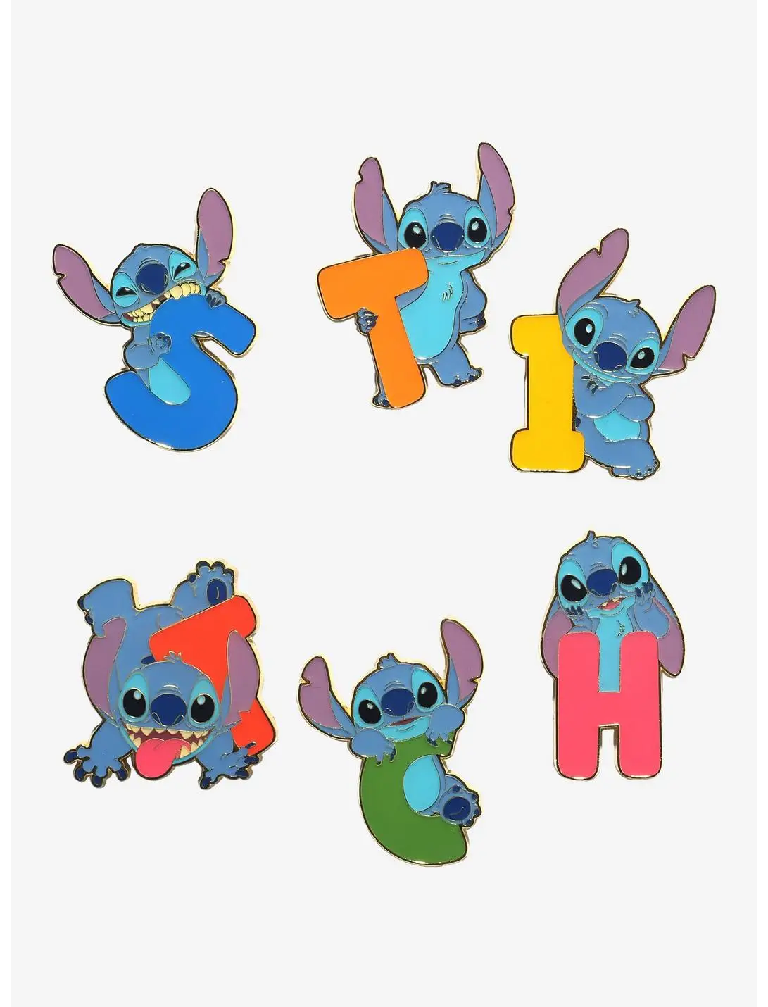 Loungefly Disney Lilo & Stitch Letter Blind Box Enamel Pin — BoxLunch Exclusive