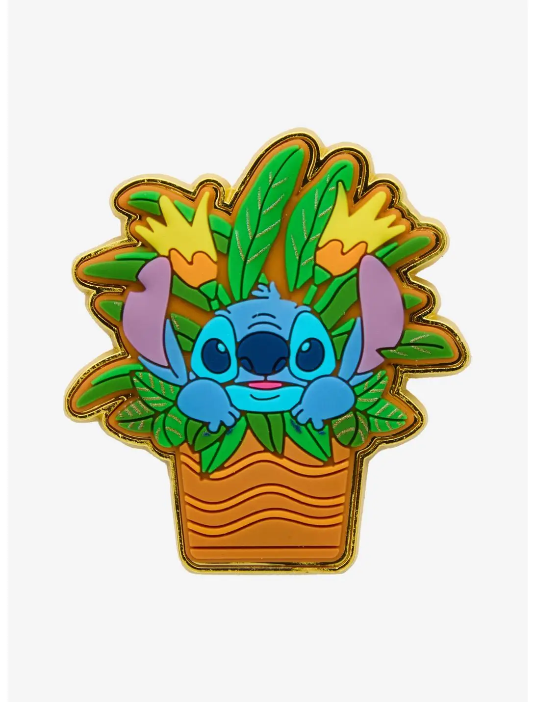 Loungefly Disney Lilo & Stitch Plant Stitch Enamel Pin - BoxLunch Exclusive