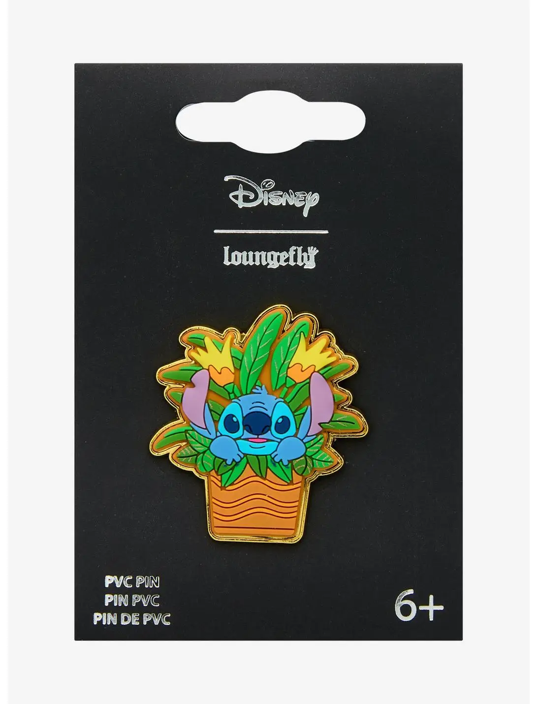 Loungefly Disney Lilo & Stitch Plant Stitch Enamel Pin - BoxLunch Exclusive