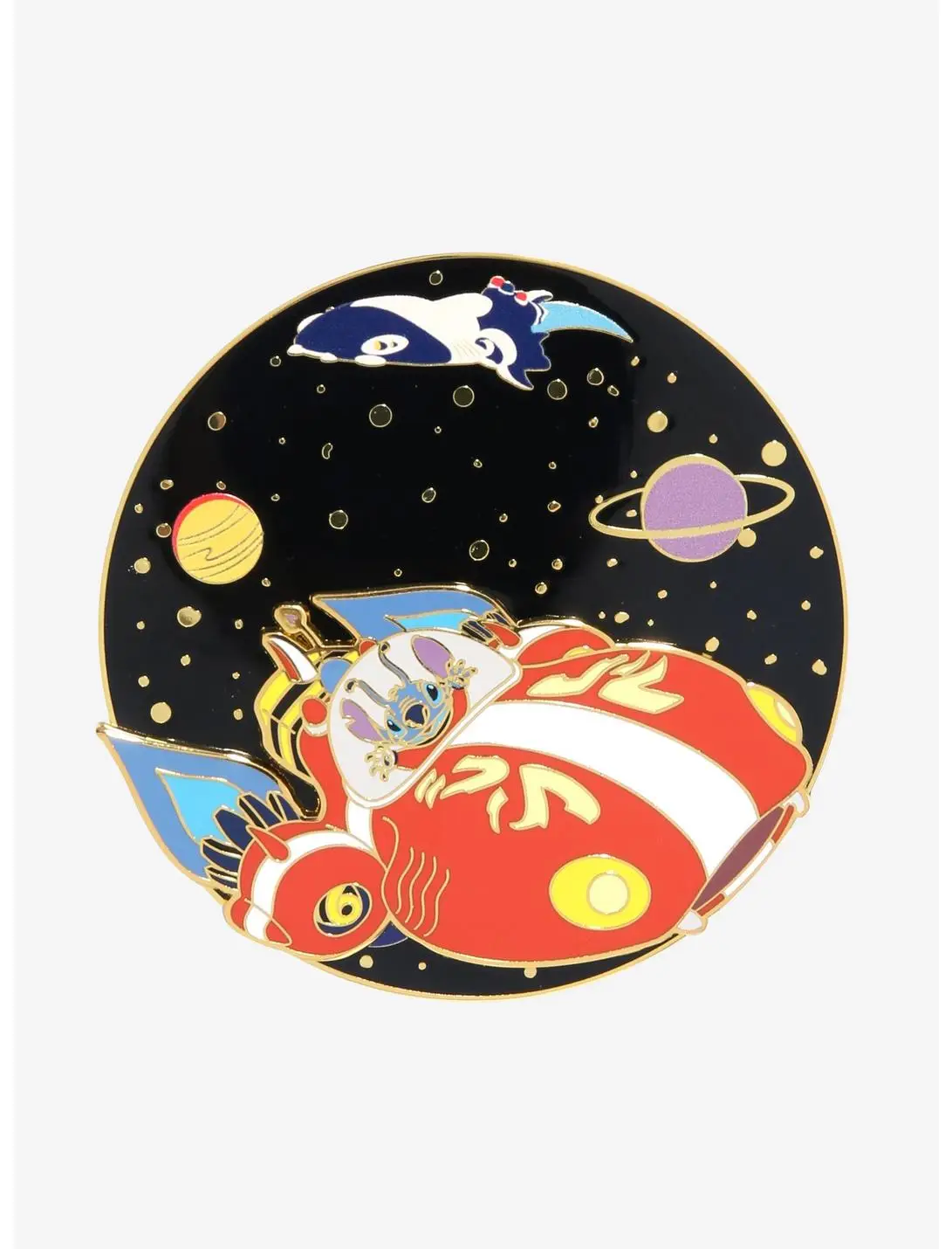 Loungefly Disney Lilo & Stitch Red One Spinning Limited Edition Enamel Pin — BoxLunch Exclusive