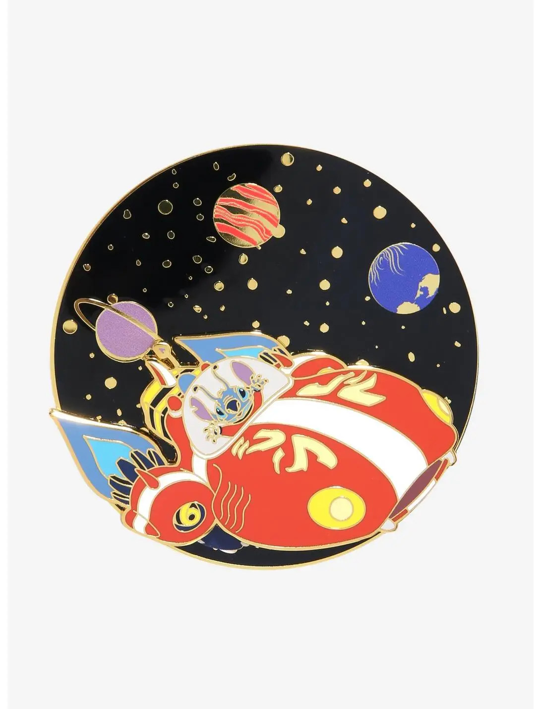 Loungefly Disney Lilo & Stitch Red One Spinning Limited Edition Enamel Pin — BoxLunch Exclusive