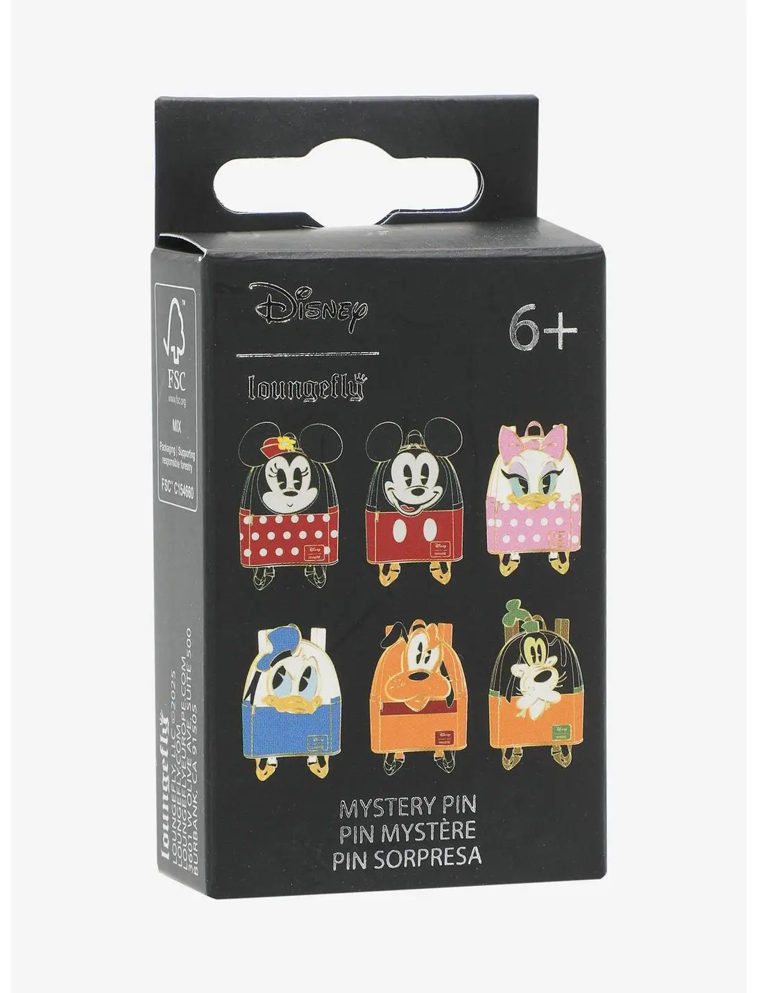 Loungefly Disney Mickey & Friends Backpack Blind Box Enamel Pin