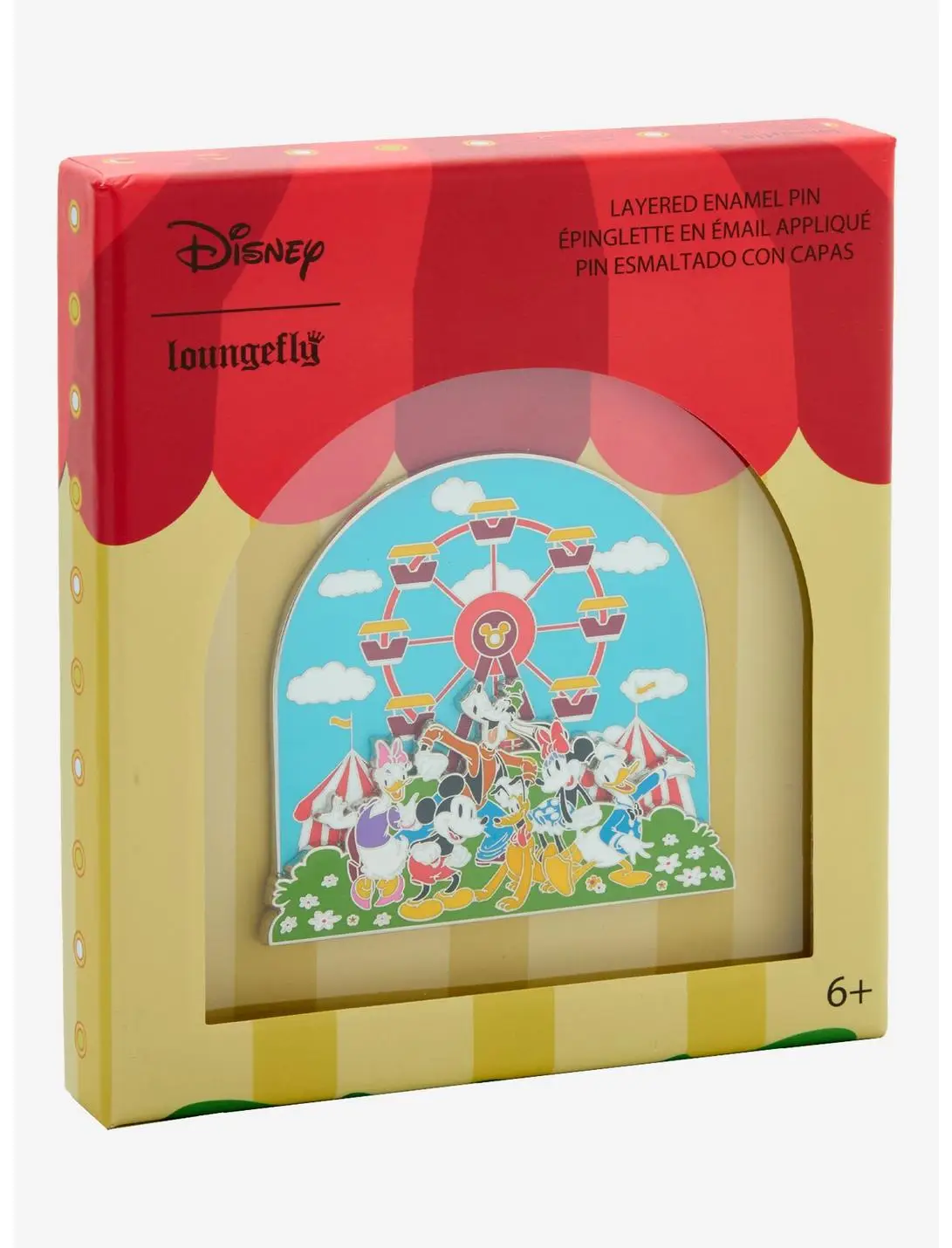 Loungefly Disney Mickey & Friends Fair Layered Limited Edition Enamel Pin - BoxLunch Exclusive