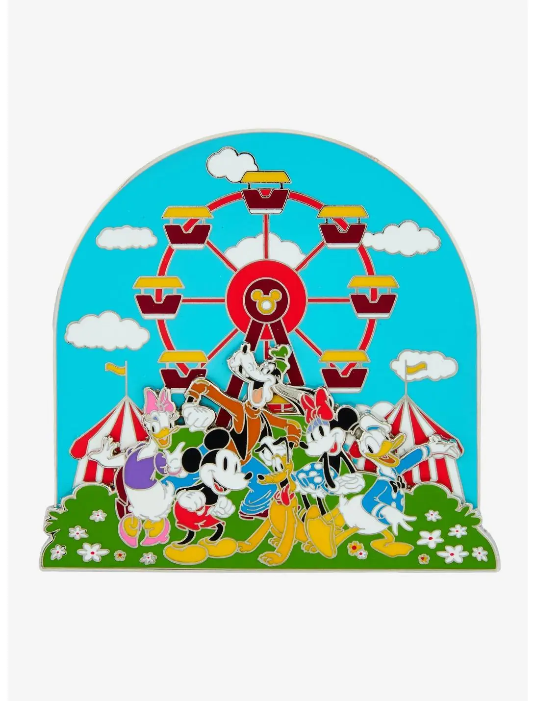 Loungefly Disney Mickey & Friends Fair Layered Limited Edition Enamel Pin - BoxLunch Exclusive