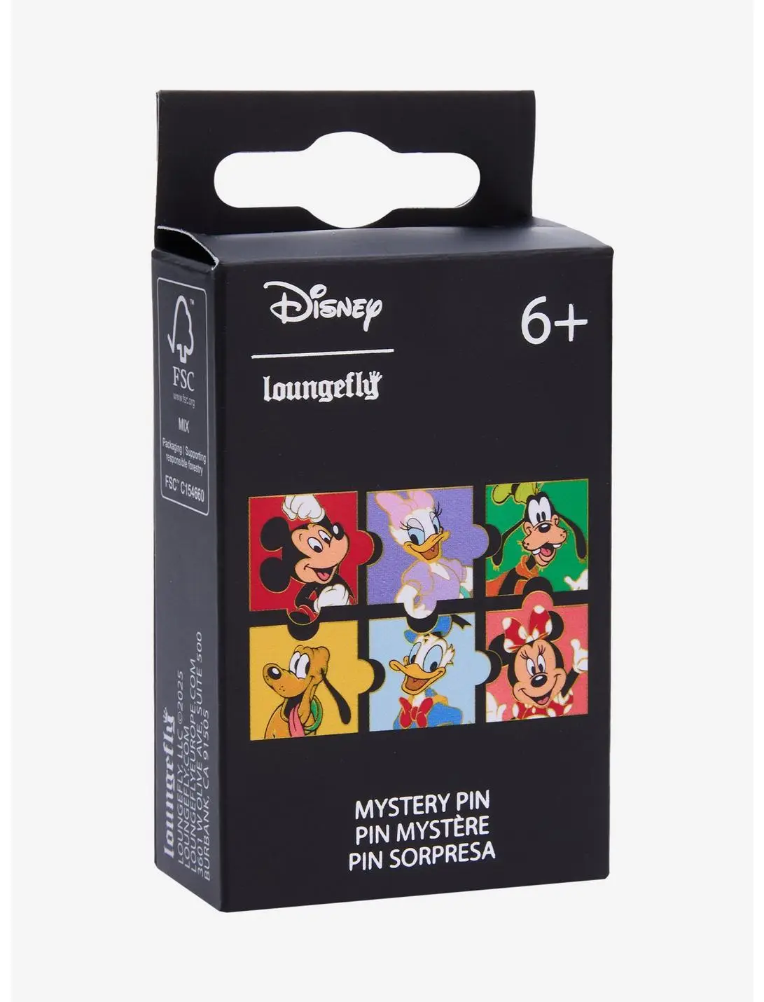Loungefly Disney Mickey & Friends Puzzle Blind Box Enamel Pin