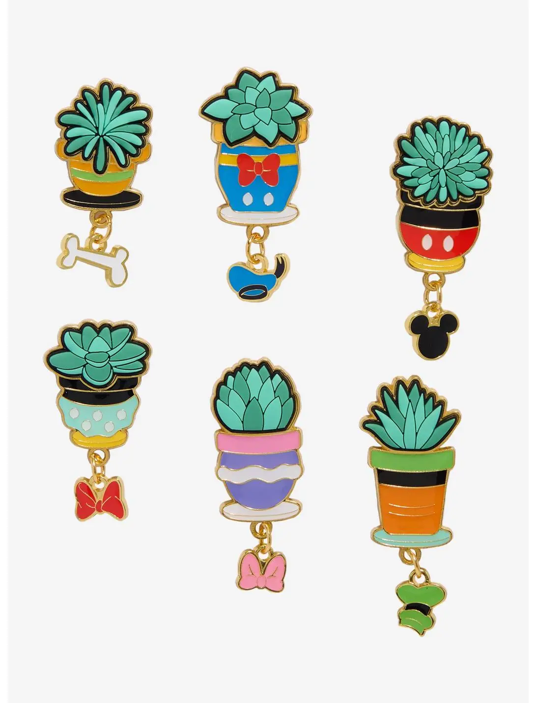 Loungefly Disney Mickey & Friends Succulent Blind Box Enamel Pin - BoxLunch Exclusive