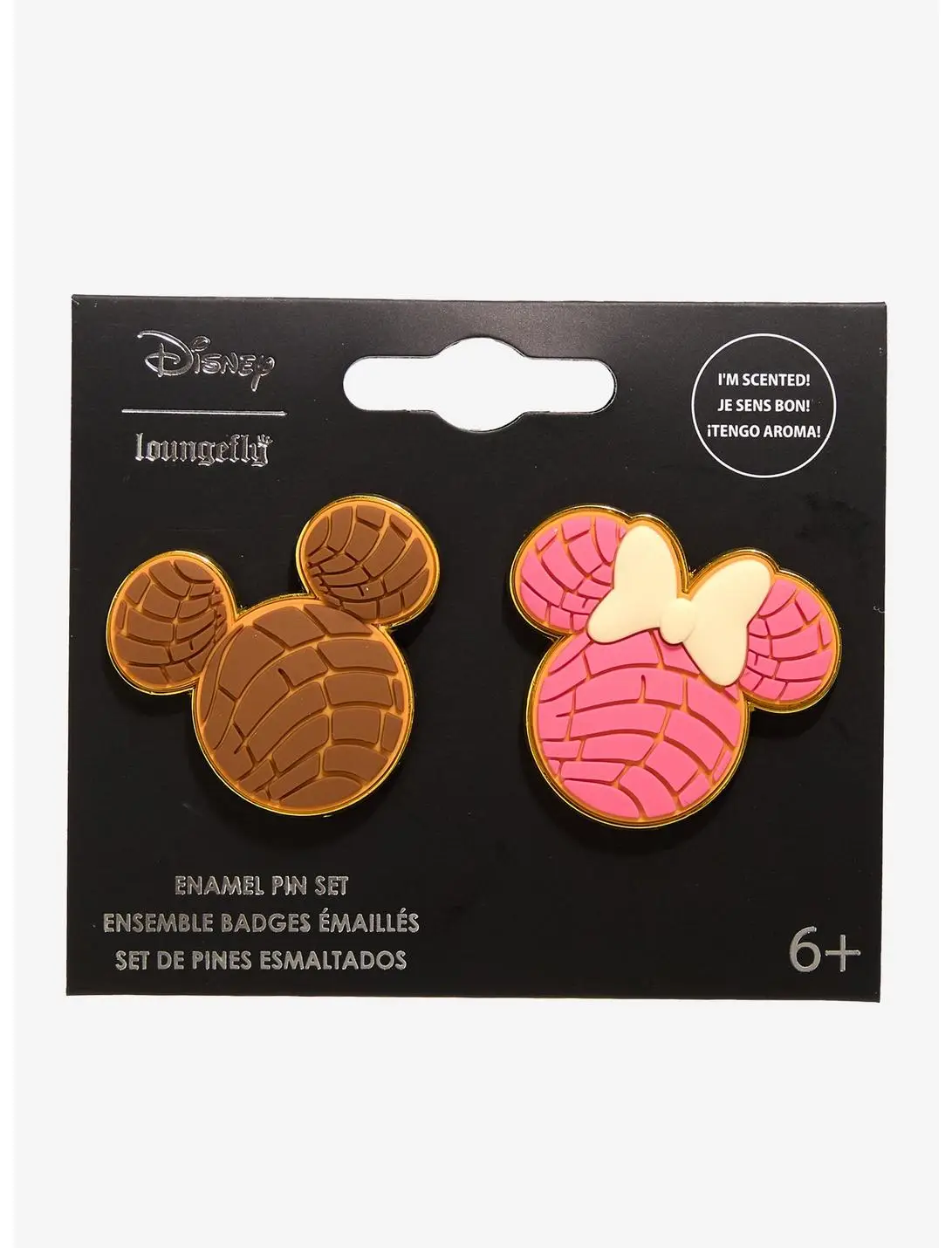 Loungefly Disney Mickey & Minnie Conchas Scented Enamel Pin Set — BoxLunch Exclusive