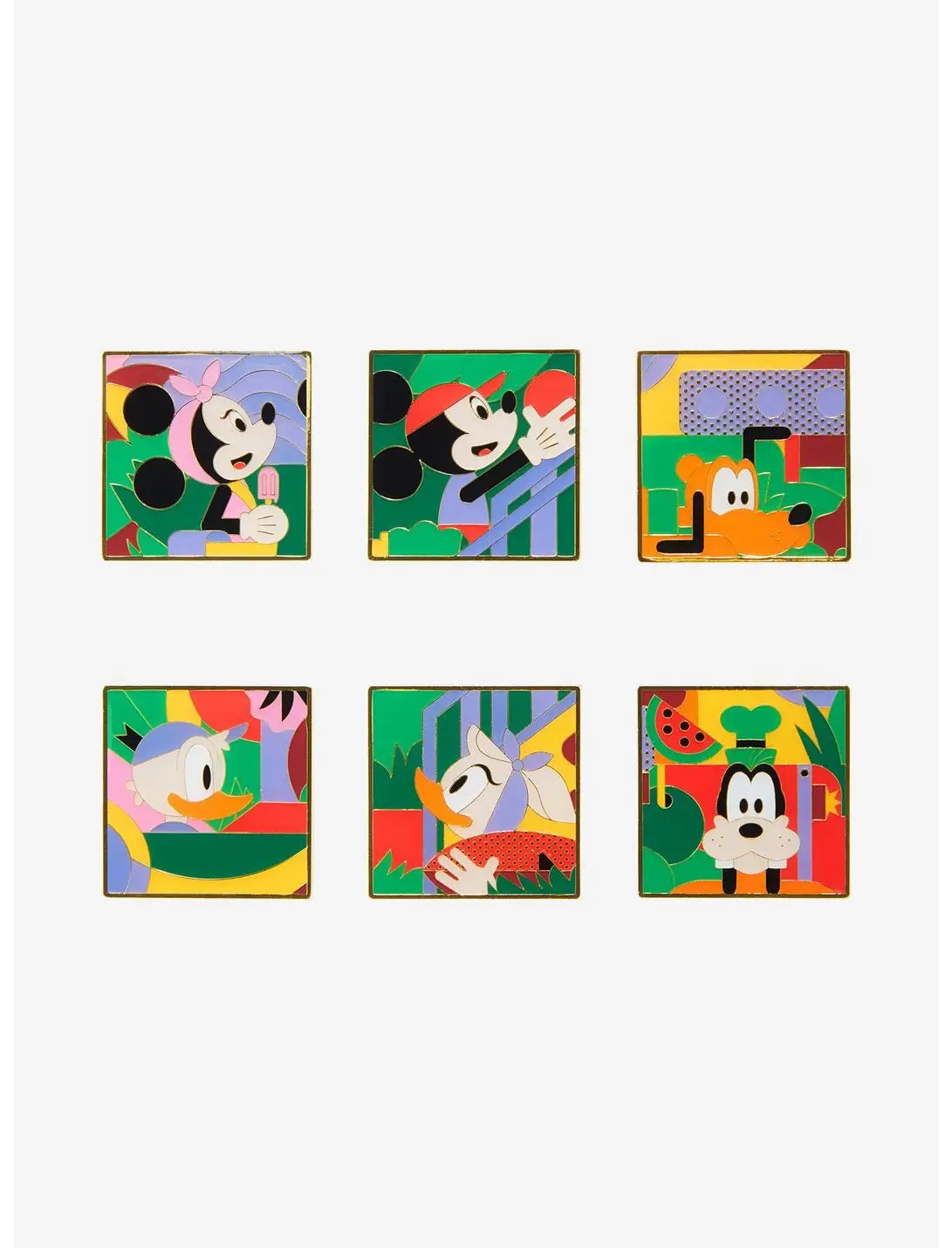 Loungefly Disney Mickey Mouse and Friends Artwork Blind Box Enamel Pin - BoxLunch Exclusive