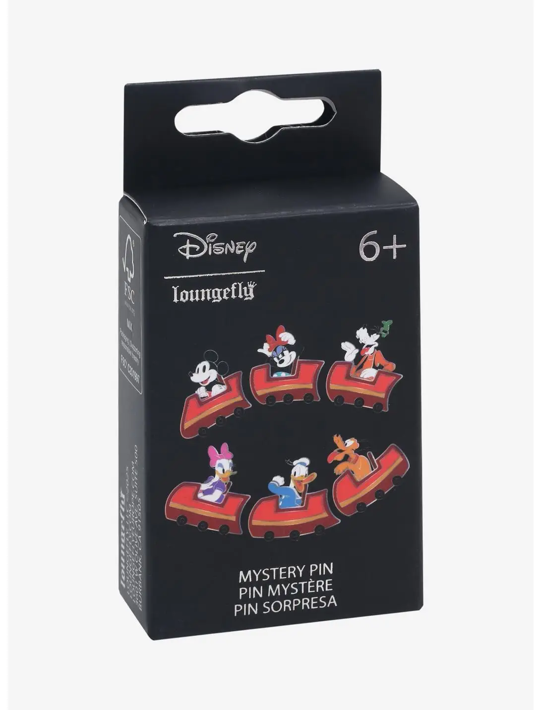 Loungefly Disney Mickey Mouse & Friends Rollercoaster Blind Box Enamel Pin - BoxLunch Exclusive