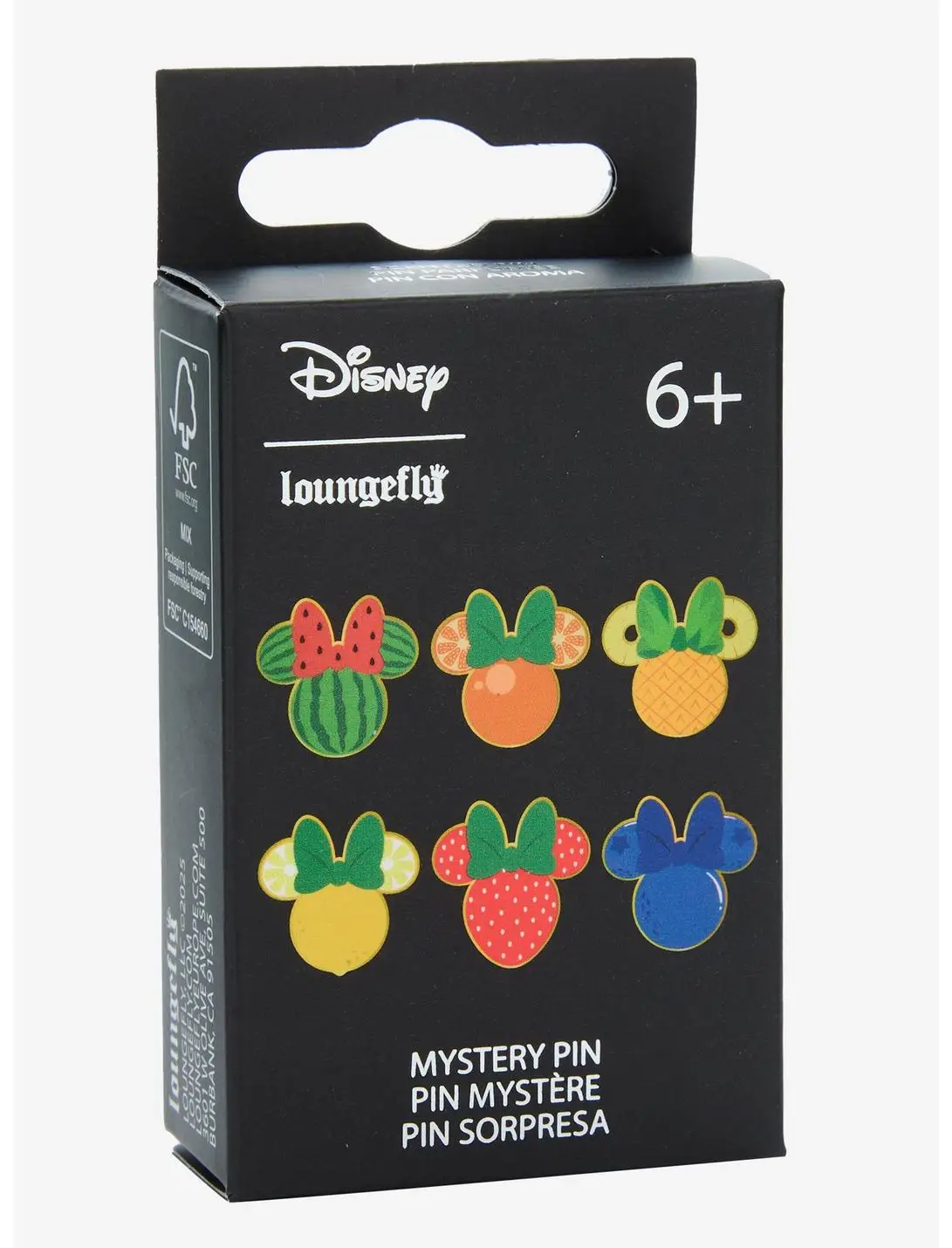Loungefly Disney Minnie Mouse Fruit Silhouettes Scented Blind Box Enamel Pin - BoxLunch Exclusive