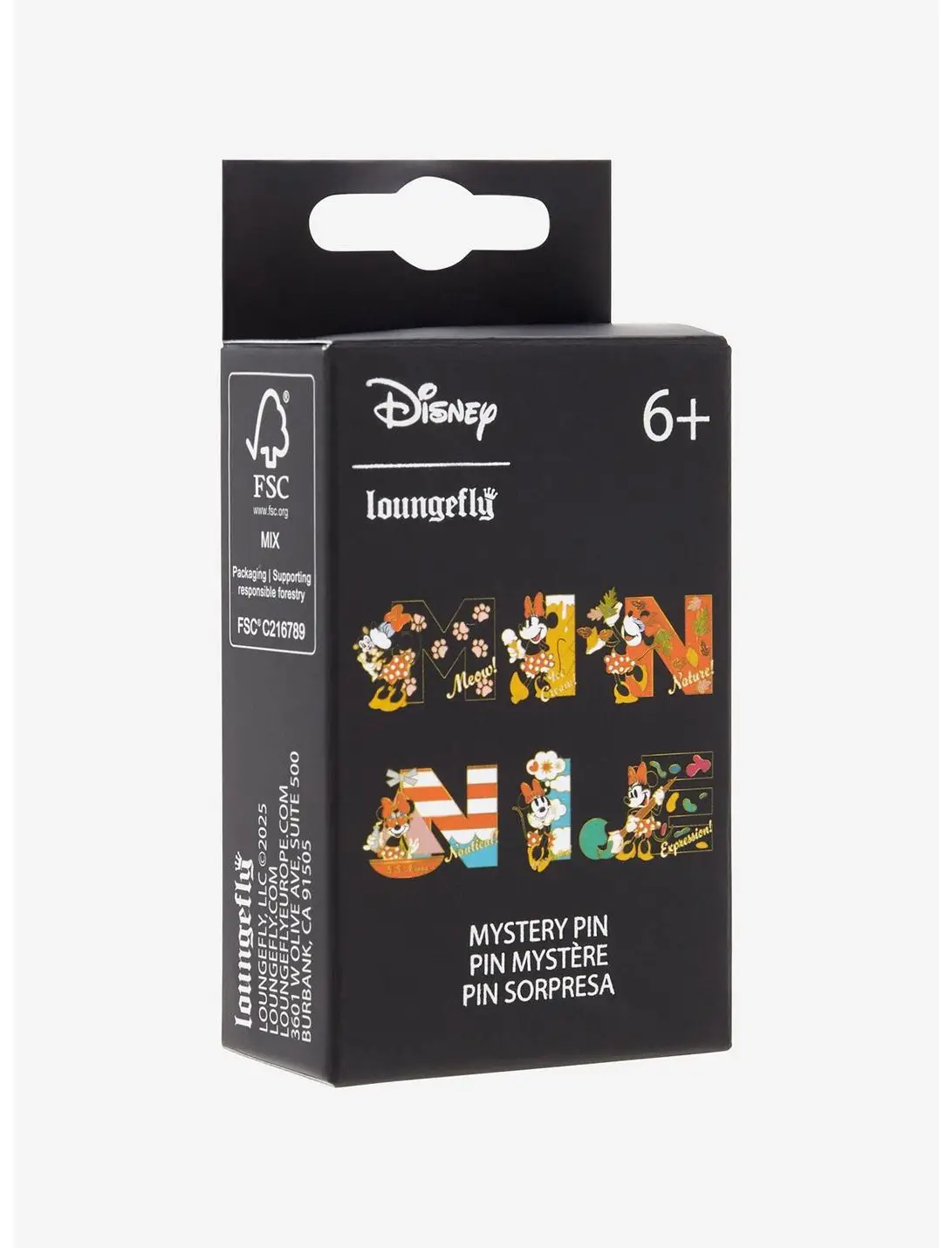 Loungefly Disney Minnie Mouse Letters Blind Box Enamel Pin - BoxLunch Exclusive