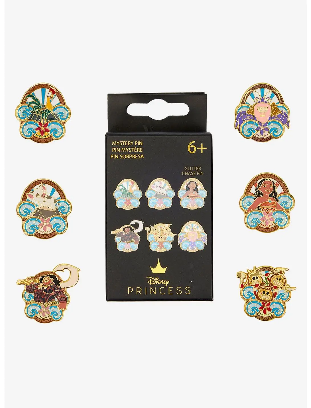 Loungefly Disney Moana Wave Characters Blind Box Enamel Pin