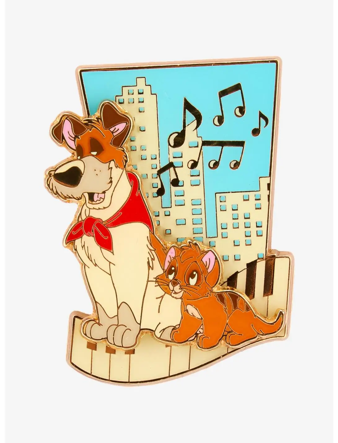 Loungefly Disney Oliver and Company Piano Enamel Pin — BoxLunch Exclusive