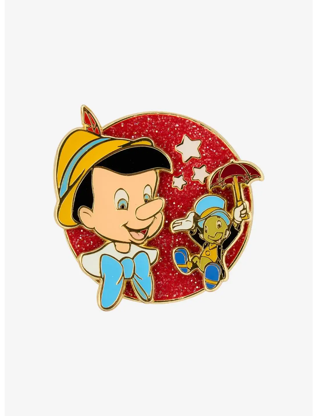 Loungefly Disney Pinocchio Jiminy & Pinocchio Enamel Pin — BoxLunch Exclusive