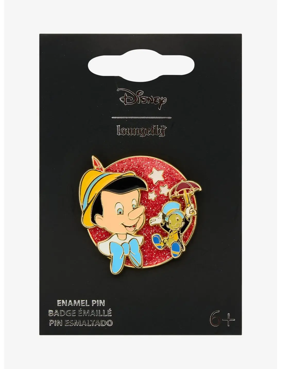 Loungefly Disney Pinocchio Jiminy & Pinocchio Enamel Pin — BoxLunch Exclusive