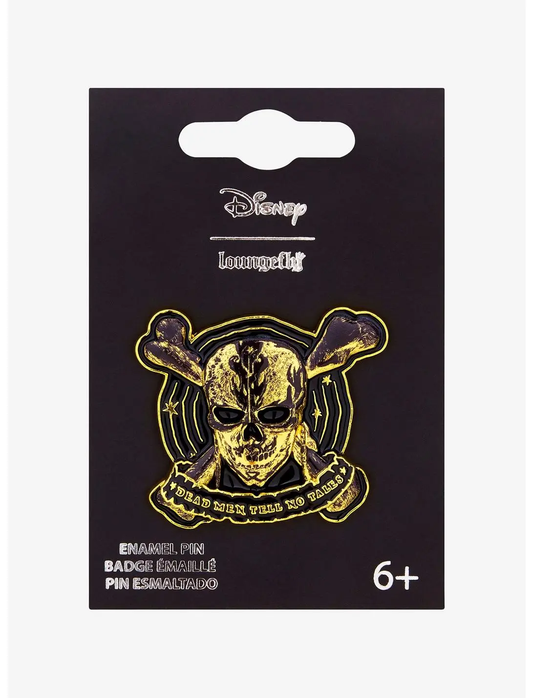 Loungefly Disney Pirates of the Caribbean Skull Enamel Pin - BoxLunch Exclusive