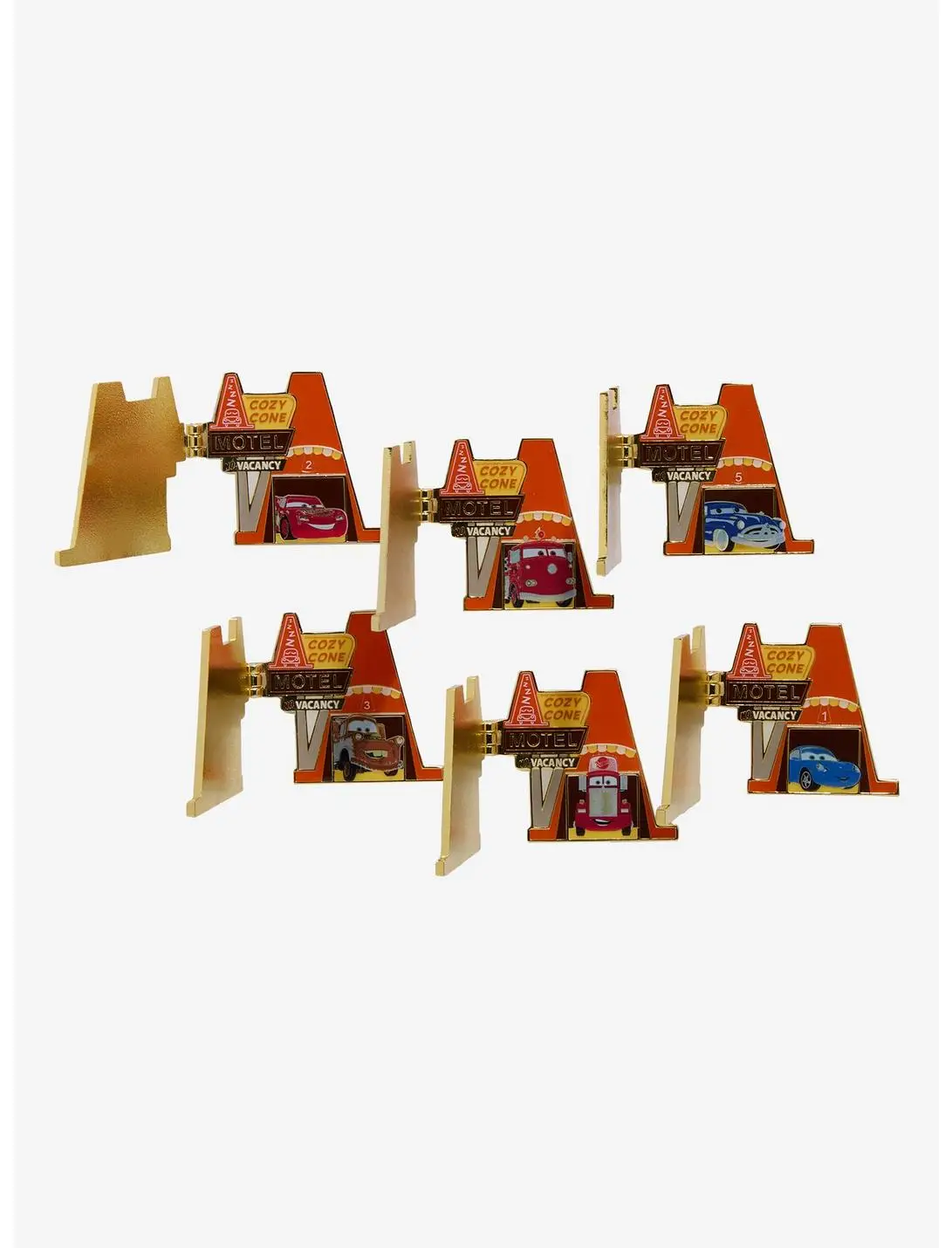 Loungefly Disney Pixar Cars Cozy Cone Motel Hinged Blind Box Enamel Pin - BoxLunch Exclusive