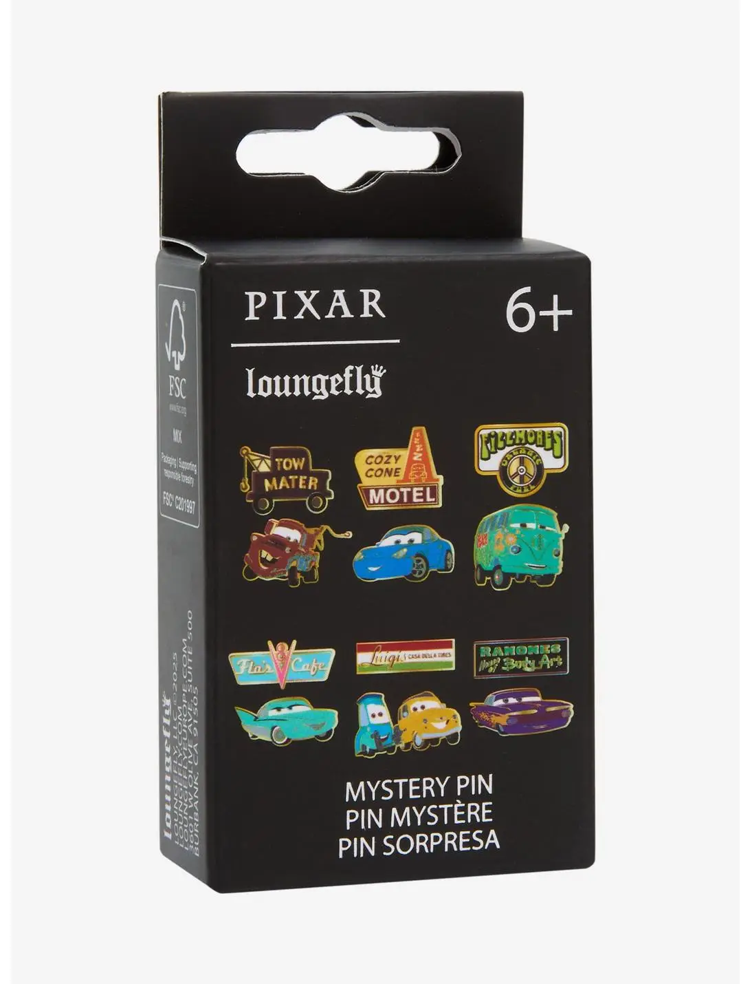 Loungefly Disney Pixar Cars Signs Blind Box Enamel Pin Set — BoxLunch Exclusive