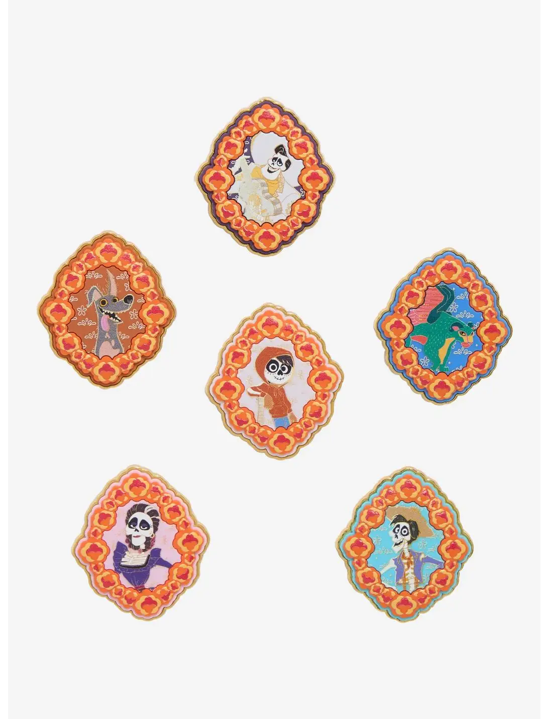 Loungefly Disney Pixar Coco Marigold Frames Blind Box Enamel Pin - BoxLunch Exclusive