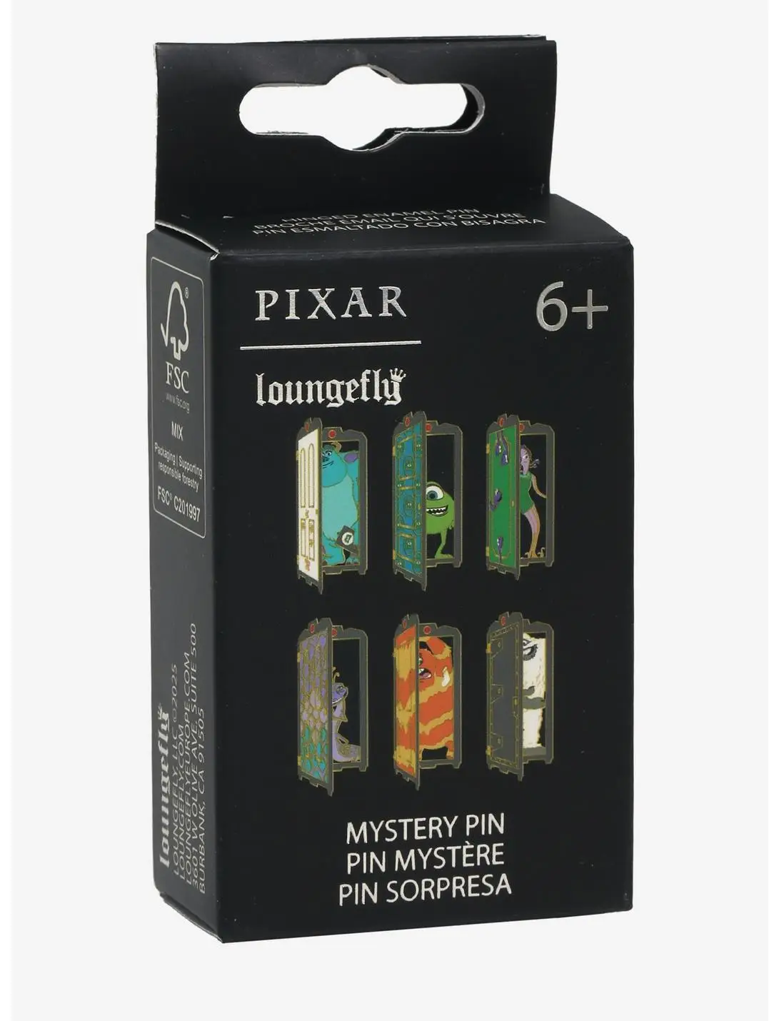 Loungefly Disney Pixar Monsters, Inc. Door Blind Box Hinged Pin — BoxLunch Exclusive